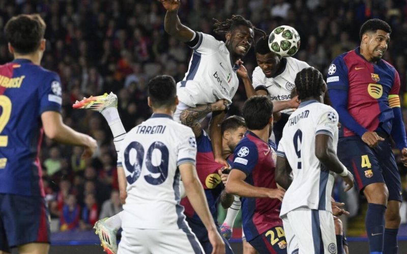 تشكيل إنتر ميلان الرسمي ضد برشلونة في دوري أبطال أوروبا