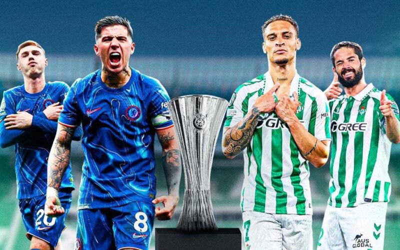 موعد مباراة ريال بيتيس وتشيلسي في نهائي دوري المؤتمر الأوروبي.. والقنوات الناقلة والتشكيل المتوقع